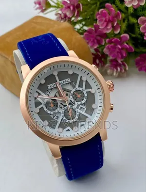 Montblanc Leather Wristwatch