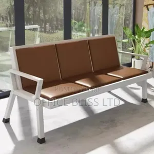 Premium Waiting 3 Seater Airport Chair - Brown