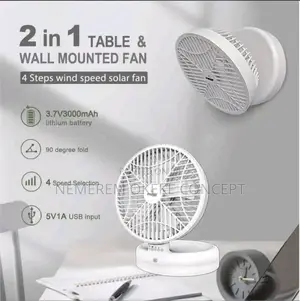 Iwin 2 in 1 Table and Wall Mounted Fan