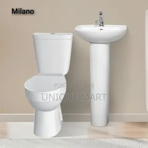 Complete Set of Water Closet,Includes, Seat,Tank,Basin and Pedestal