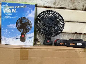 Lithium Rechargeable Fan With Double Battery