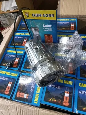 Solar Lamp With Fan