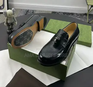 Gucci Patent Leather Luxury Designer Men's Corporate Shoes