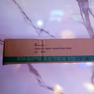 20mm PVC 4way Box– Durable Plastic Pipe Connector