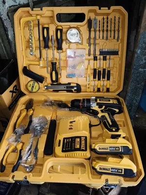 Cordless Impact Drill With Tools(Dewalt)