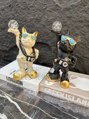 Camera Bull Home Decor Figurine