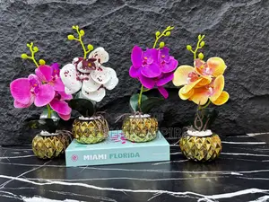 Orchid Table Flower Vase Decor