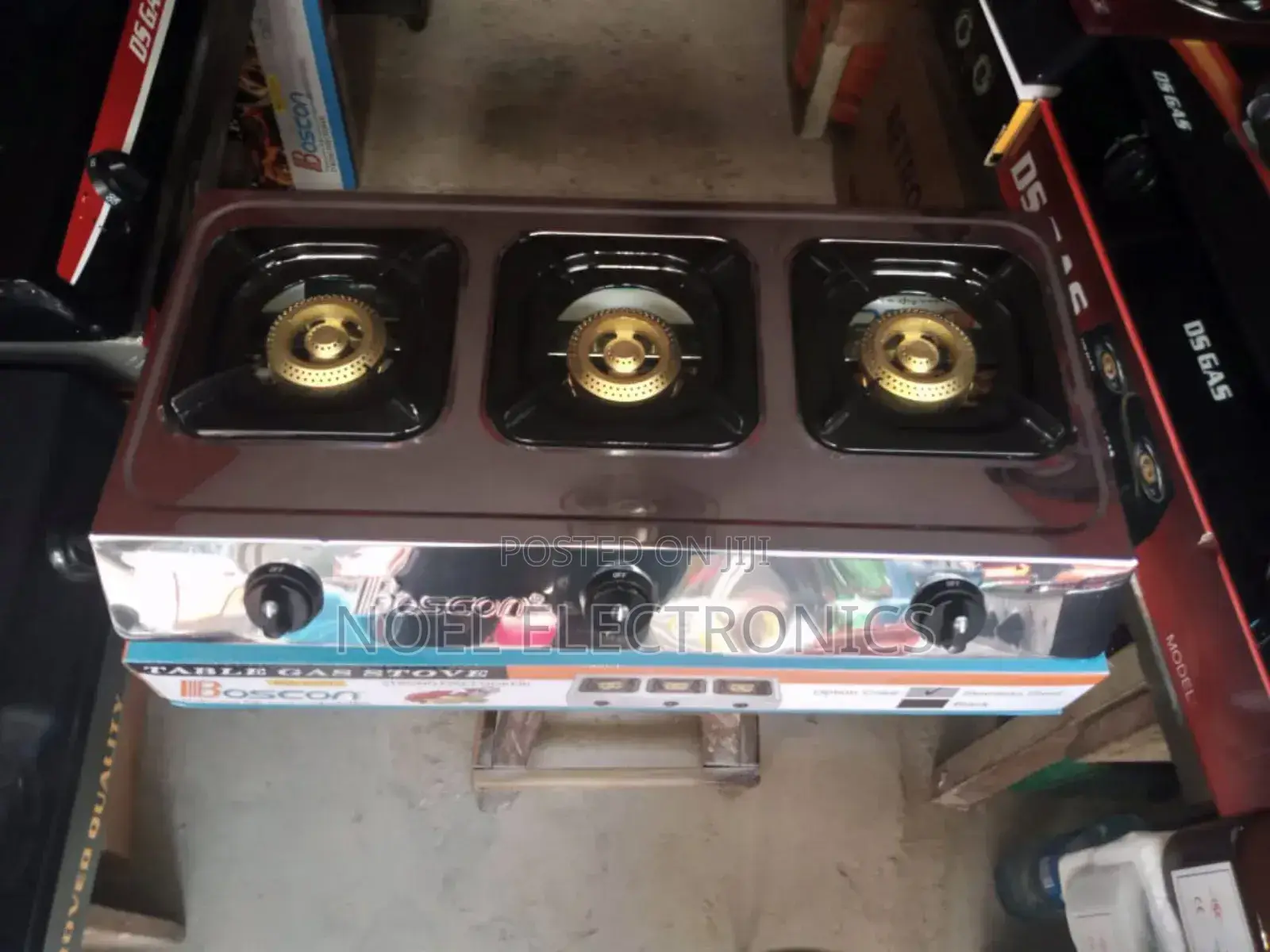 Boscon 3 Burner Stainless Cooker