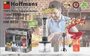 Hoffman 4 in 1 Hand Blender Set Multifunction Electronic 1,000w