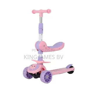 Children Manual Scooter With Seat