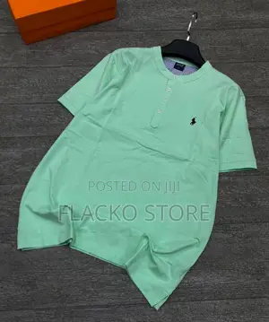 Hugh Quality Polo Ralph Lauren Mandarin Collar Neck T-Shirts