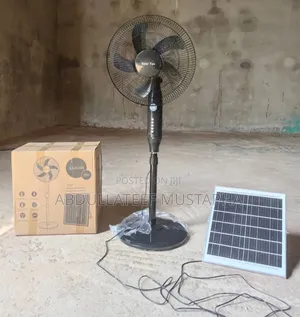 Portable Solar Fan Only – Works Without Nepa
