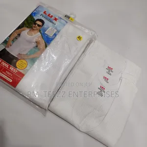 3in1 Lux Premium Air Cool Men's White Singlet