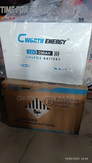 Cworth Energy 12v 200ah (2.56kwh) Lifepo4 Lithium Battery