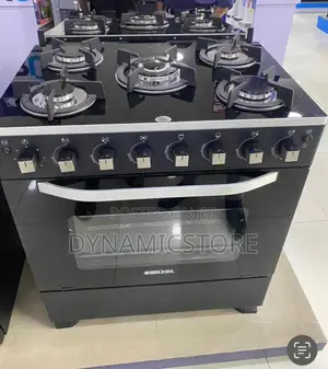 Bruhm 90cm 5 Burner Standing Gas Cooker Cast Iron