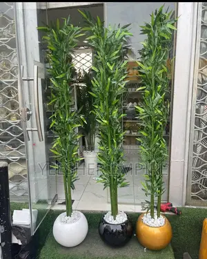 Bamboo Artificial Flower in Ball Vase