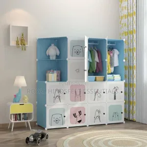 14 Cubes Plus Corner Closet- Baby / Toddler Wardrobe Cabinet