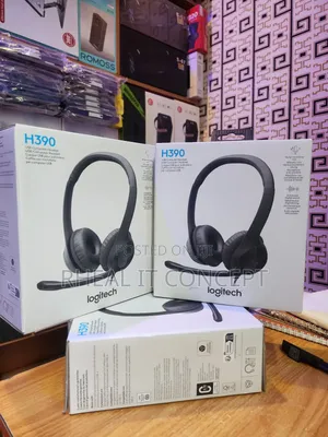 Logitech H390 Usb Wired Noise Concillation Mic Headphone