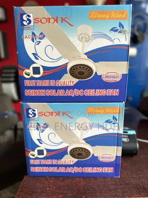 Solar Ac/Dc Ceiling Fan