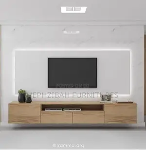 Modern Multicolored Tv Console