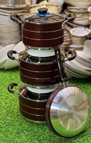 Durable Non Stick Cooking Pot Set With Fry Pan