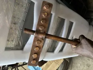 20mm Copper Earthrod Welded With Copper Plate and Bolt and Nut