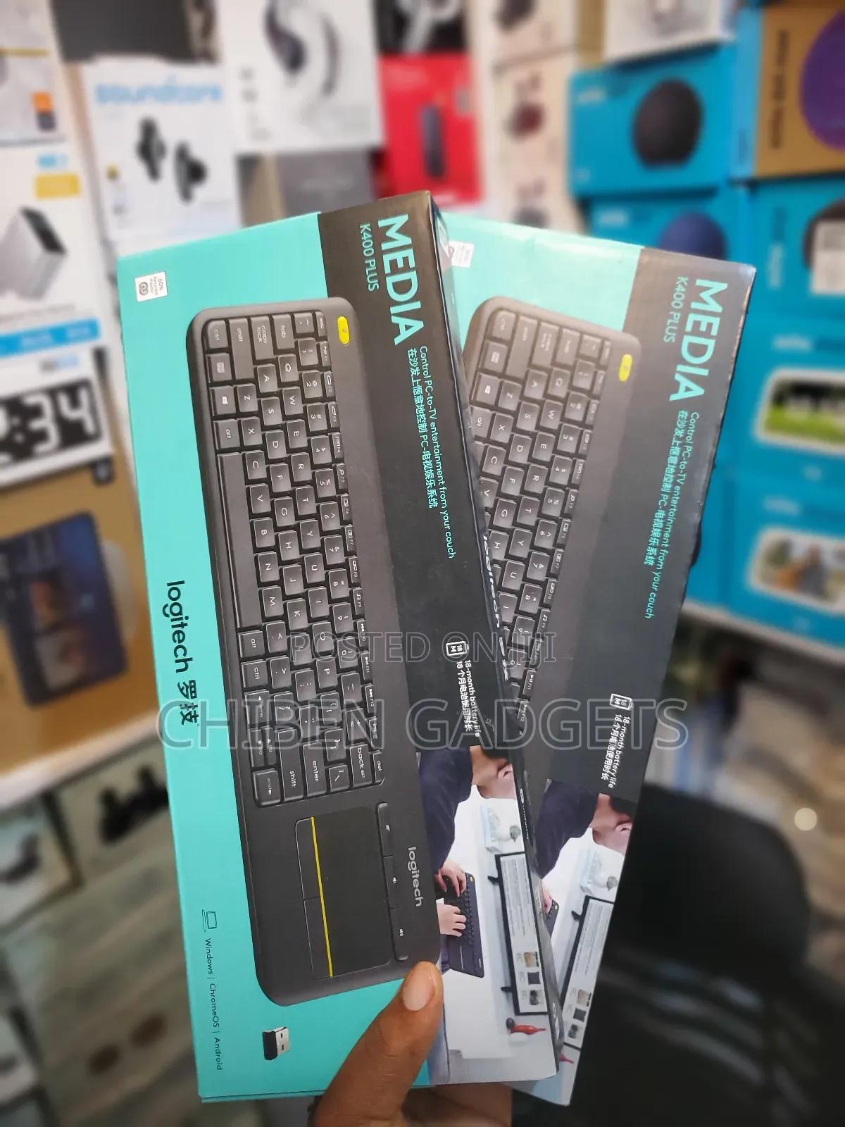 Logitech Media Plus Wireless Touch Keyboard