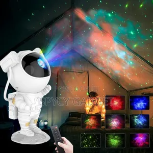 Astronaut Galaxy Night Projector Light With Remote Control