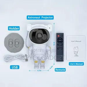 Astronaut Galaxy Night Projector Light With Remote Control