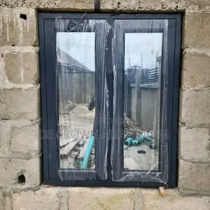 Strong Aluminium Casement Windows With Burglary Proof Grill + 5mm Glaz