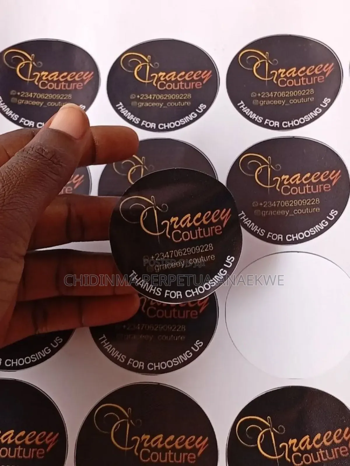 Pre Cut Sticker