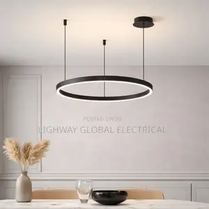 Simple Office/Bedroom Round Minimalist Chandelier