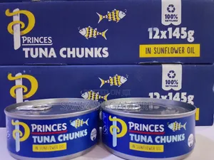 Princes Tuna Chunks in Sunflower Oil 12×145g