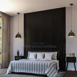Single Black Pendant Dropping Light