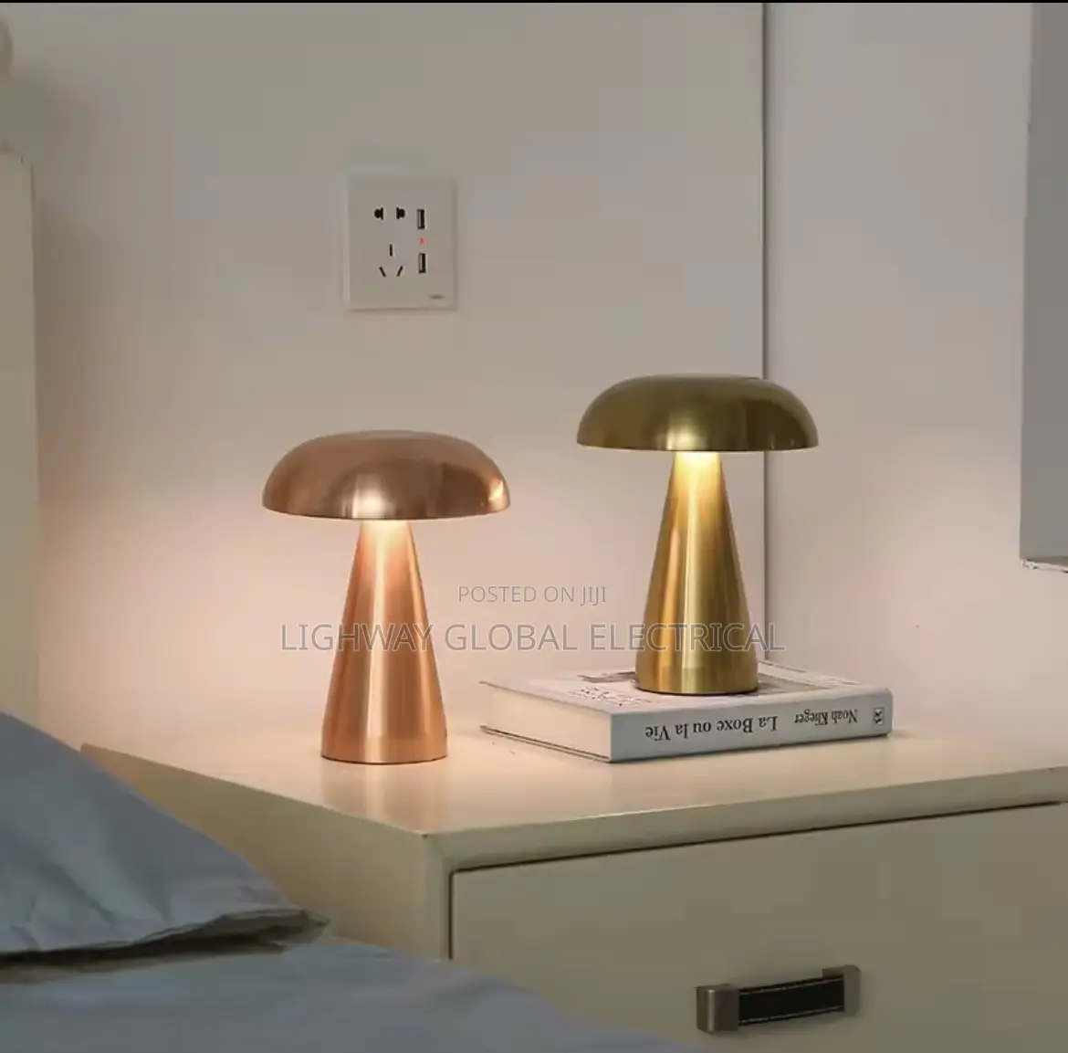 Nrwest Rechargeable Sensor Touch Led Table Tamp