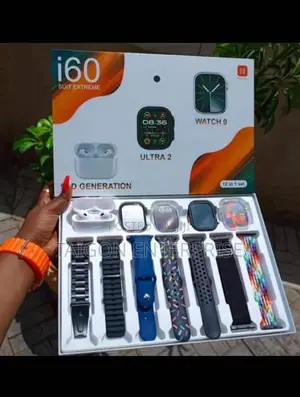 I60 Suit Extreme Watch. 2 Smartwatches, Watch Pouch and Airpods