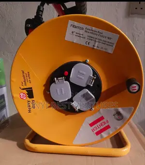 50- Meter Heavy-Duty Industrial Extension Cable Reel,