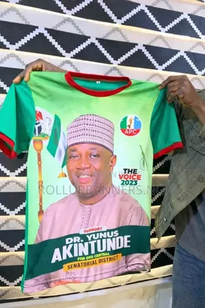 Political Campaign T-Shirt Printing in Lagos | Custom Election T-Shirt