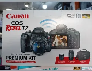 Canon Eos Rebel T7 Ef-S 18-55 F/3.5-5.6 Is Ii Ef 75-300mm F/4-5.6ii
