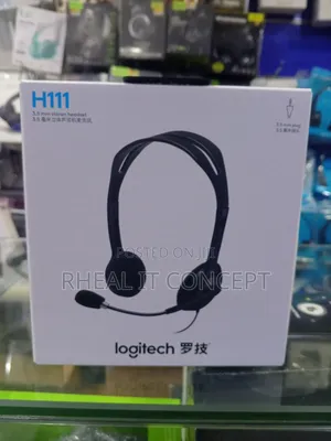 Logitech H111 Auxiliary Wired Headset With Mic