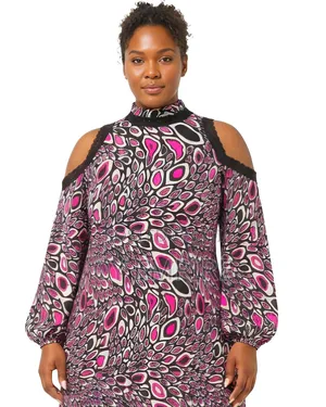 Off Shoulder Ankara Dress