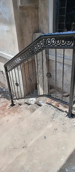 Simple Wrought Iron Hand Rail