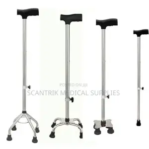 Premium Ergonomic 4-Foot Walking Stick