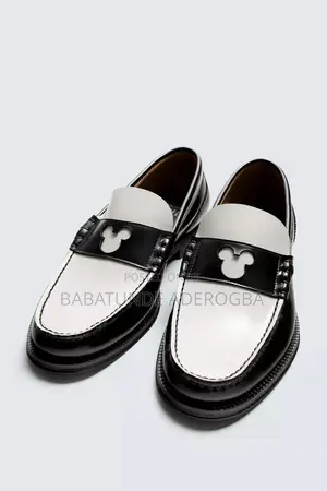 Zara Leather Penny Loafers Harry Lambert Zara X Disney