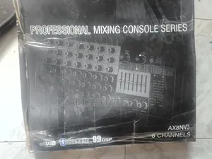 Ax8nv3 8-Channel Professional Mixing Console – 99 Dsp, Bluetooth