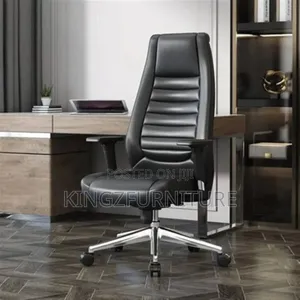 Black Executive Leather Office Chair