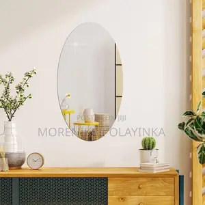Oval Mirror Sticker