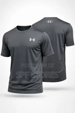 Gray Colour Performance T-Shirt