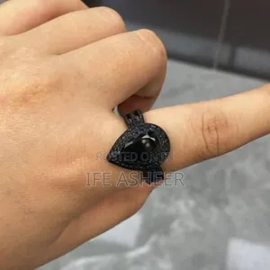Ladies Black Proposal Ring 001 - Black