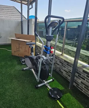 3 In 1 Elliptical Cross Trainer Bike With Twister Stepper.